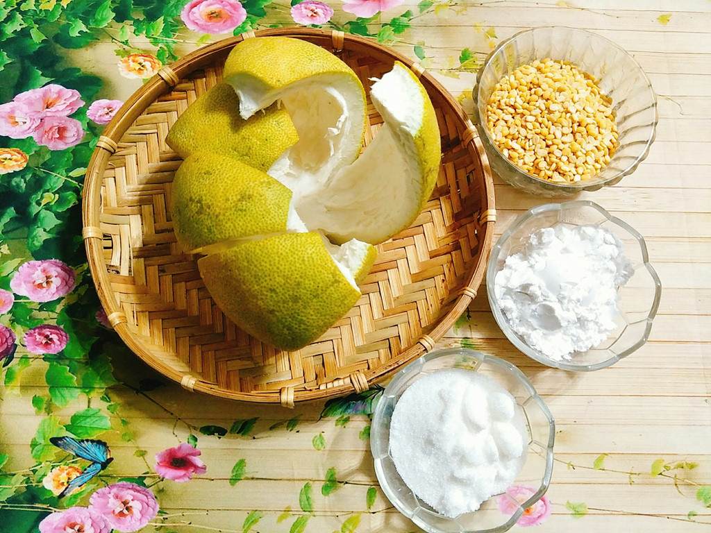 Nguyên liệu làm chè bưởi An Giang