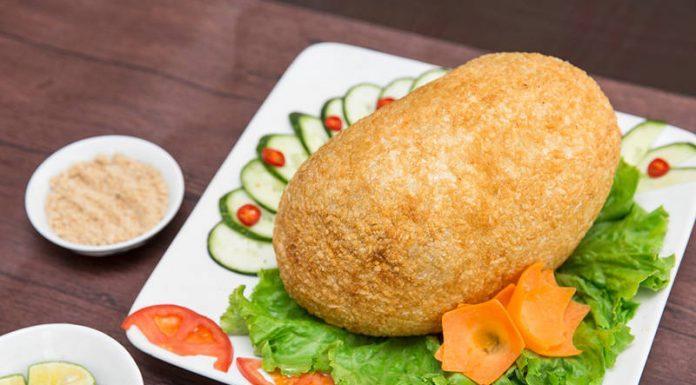 Gà bó xôi chiên